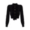 Camicia Donna con fiocco Nero Elisabetta Franchi- Francavilla Moda